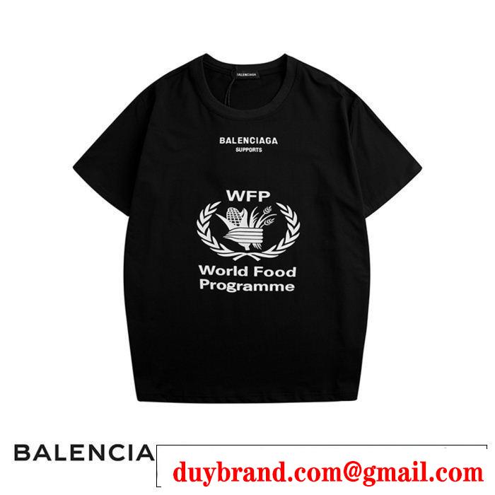 BALENCIAGA バレンシアガ 半袖Tシャツ 4色可選 る春夏おすすめの人気商品 ちょっと大人の印象