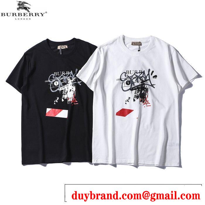 BURBERRY バーバリー 半袖Tシャツ 2色可選 2019年春夏流行ファッション 今年もトレンド