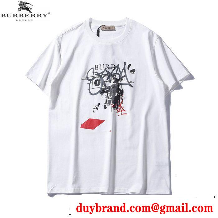 BURBERRY バーバリー 半袖Tシャツ 2色可選 2019年春夏流行ファッション 今年もトレンド