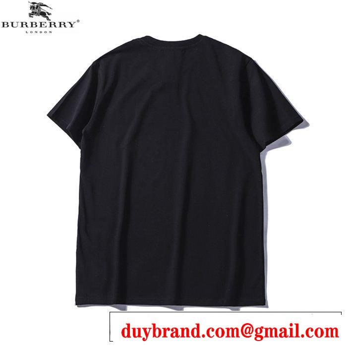 BURBERRY バーバリー 半袖Tシャツ 2色可選 2019年春夏流行ファッション 今年もトレンド