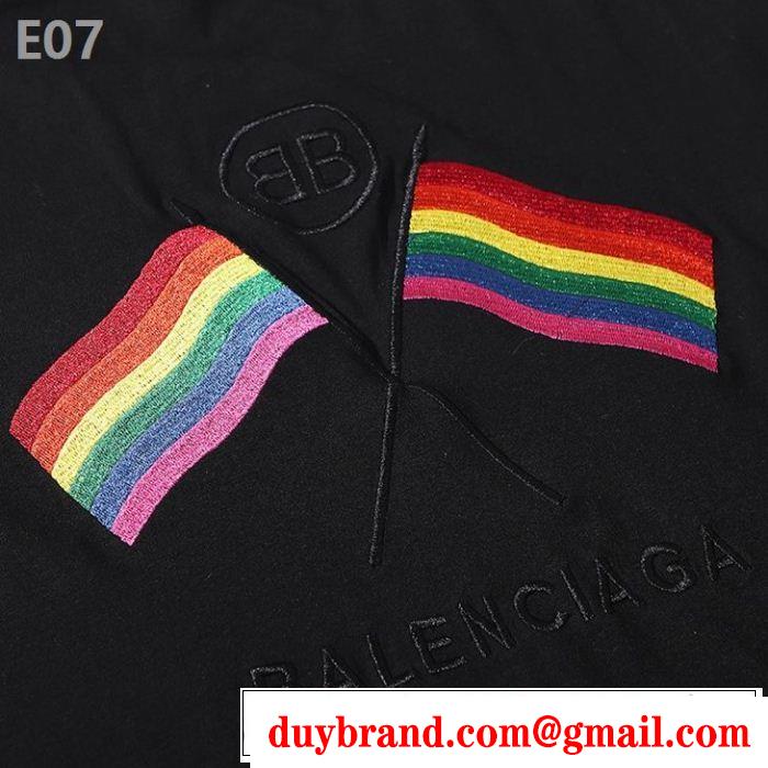 ぐっと鮮度がアップ Tシャツ/ティーシャツ こなれ感を引き立たせ バレンシアガ BALENCIAGA 2色可選
