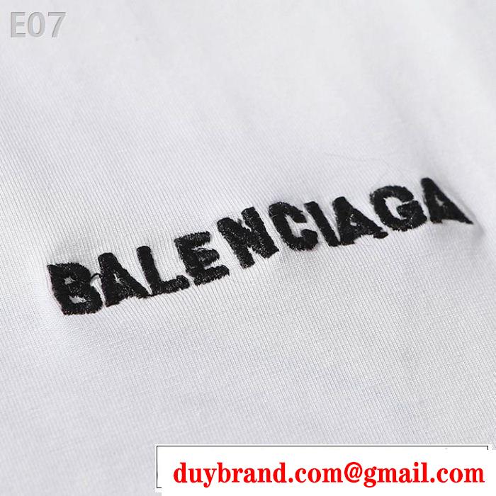 ぐっと鮮度がアップ Tシャツ/ティーシャツ こなれ感を引き立たせ バレンシアガ BALENCIAGA 2色可選