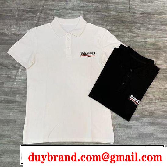  2019年春夏のトレンドアイテム 2色可選 Tシャツ/ティーシャツ  夏のフレッシュな気分に バレンシアガ BALENCIAGA 