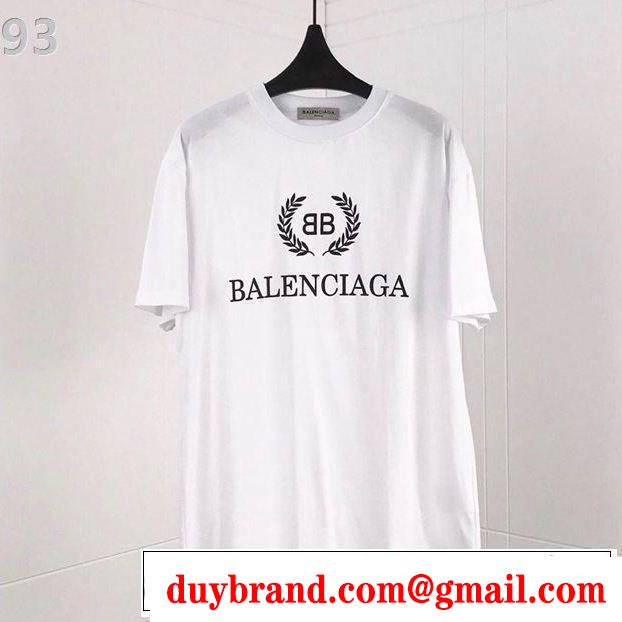 多色可選 2019即旬な装いに Tシャツ/ティーシャツ  夏にぴったり限定アイテム バレンシアガ BALENCIAGA