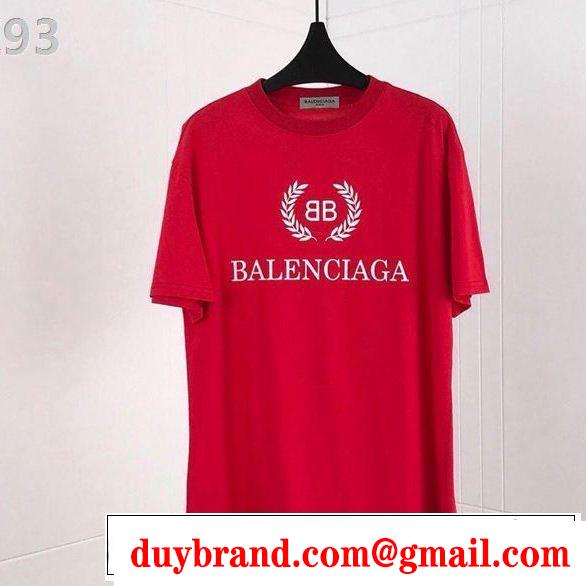 多色可選 2019即旬な装いに Tシャツ/ティーシャツ  夏にぴったり限定アイテム バレンシアガ BALENCIAGA