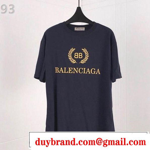 多色可選 2019即旬な装いに Tシャツ/ティーシャツ  夏にぴったり限定アイテム バレンシアガ BALENCIAGA