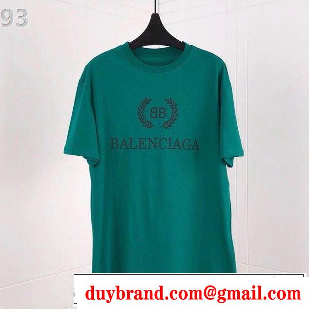 多色可選 2019即旬な装いに Tシャツ/ティーシャツ  夏にぴったり限定アイテム バレンシアガ BALENCIAGA