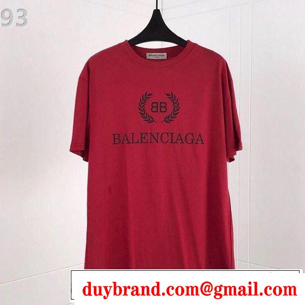 多色可選 2019即旬な装いに Tシャツ/ティーシャツ  夏にぴったり限定アイテム バレンシアガ BALENCIAGA