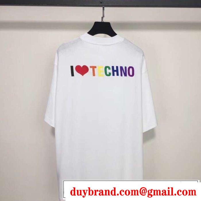 目を引く存在感抜群  2色可選 Tシャツ/ティーシャツ  魅力的な今年らしい バレンシアガ BALENCIAGA