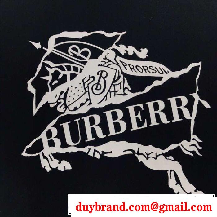 知的優秀アイテム バーバリー夏の王道　適度な上品さ  BURBERRY 2色可選洗練されたスタイル  Tシャツ/ティーシャツ
