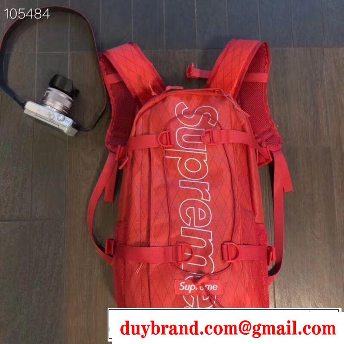 リュック 2019年春夏流行ファッション シュプリーム大胆なデザイン  SUPREME  2色可選オシャレ上級者に