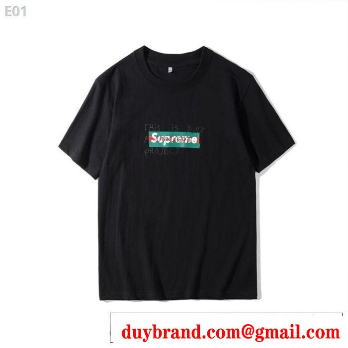 シュプリームSUPREME スタイルUPして着こなす Tシャツ/ティーシャツ 2色可選 2019即旬な装いに