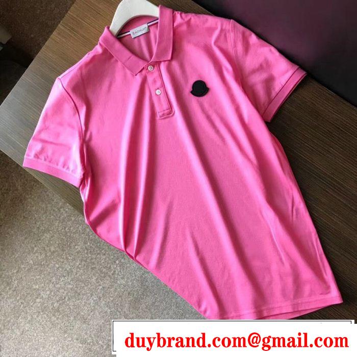 モンクレール１８新作ユニセックスmàu sắc豊富 MONCLER 半袖Tシャツ  2色可選大人っぽい雰囲気