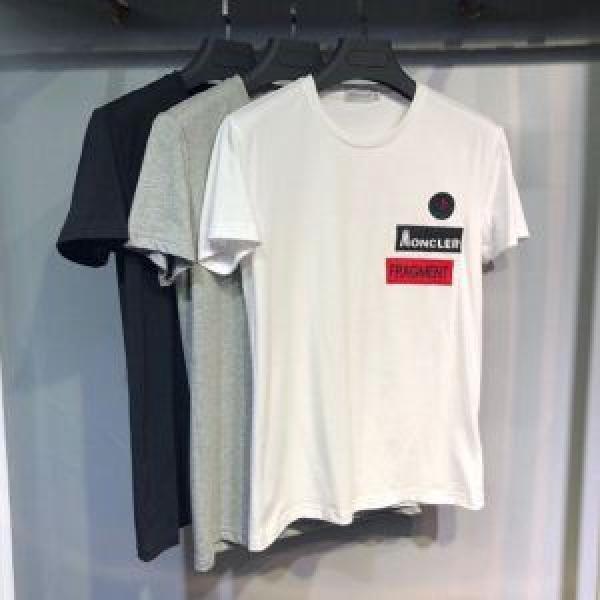 Mùa xuân / Mùa hè 2019 Thời trang Thời trang Người lớn thay đồ Moncler Moncler Tay áo ngắn T -Shirt 3 Lựa chọn màu