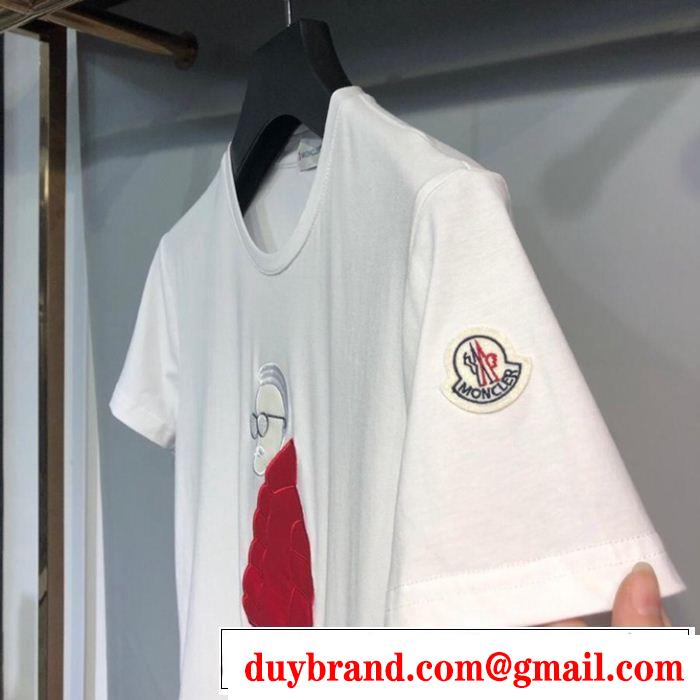 鮮度アップブランド最新 2019春夏トレンドアイテム  MONCLER モンクレール 半袖Tシャツ 4色可選