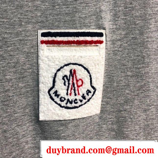 半袖Tシャツ 3色可選 ブランドの話題の新作も！ 2019年の春夏に着たい MONCLER モンクレール