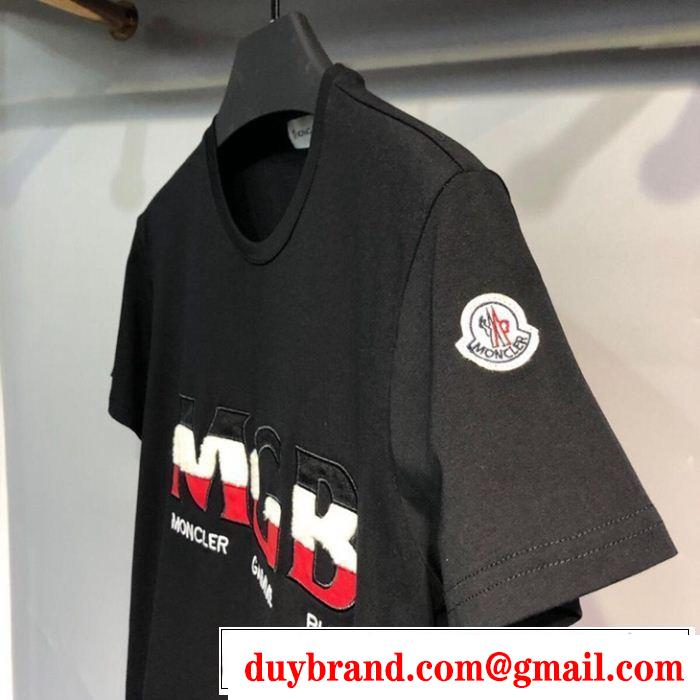MONCLER モンクレール 半袖Tシャツ 3色可選 優しげ人気アイテム 2019年春夏のトレンドアイテム