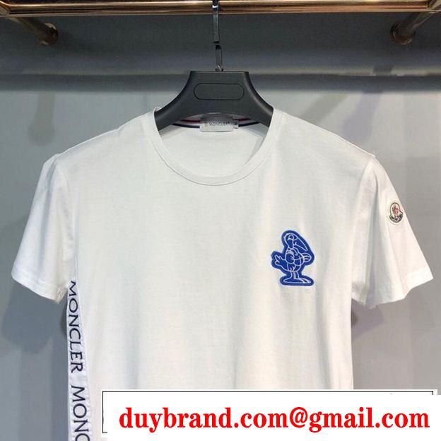 2019春夏は人気定番  MONCLER モンクレール 半袖Tシャツ 3色可選 人気ストリートブランド新品