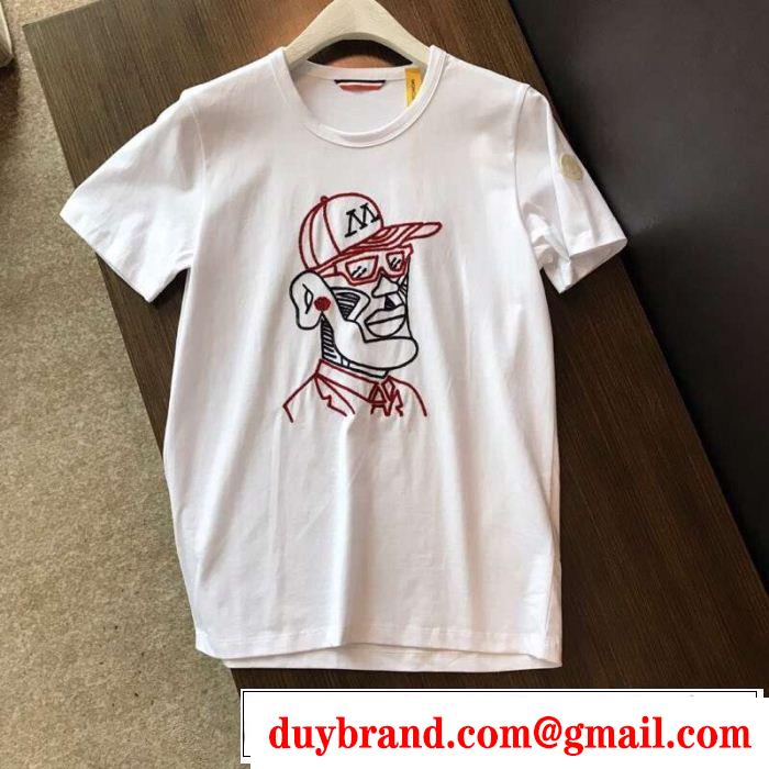MONCLER モンクレール 半袖Tシャツ 最近のトレンドアイテム  大人カジュアル夏ファッション2019