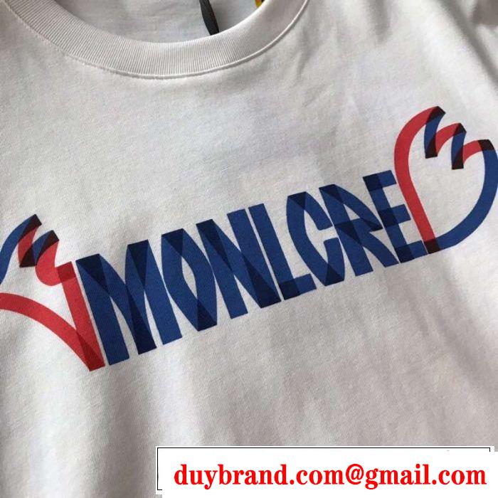 2019年春夏のトレンドアイテム 定番のスタイル春夏限定 MONCLER モンクレール 半袖Tシャツ 2色可選