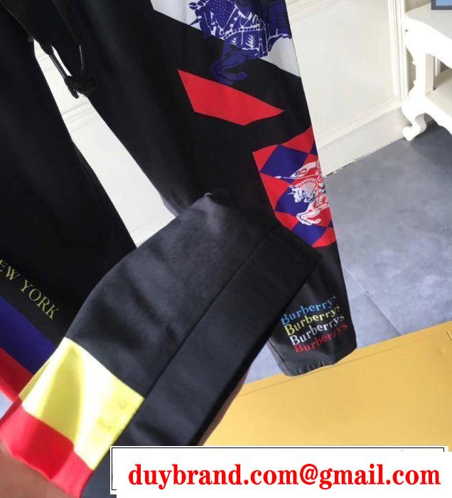目を引く存在感抜群   魅力的な今年らしい バーバリー BURBERRY  2019春夏の大注目トレンドスエットパンツ