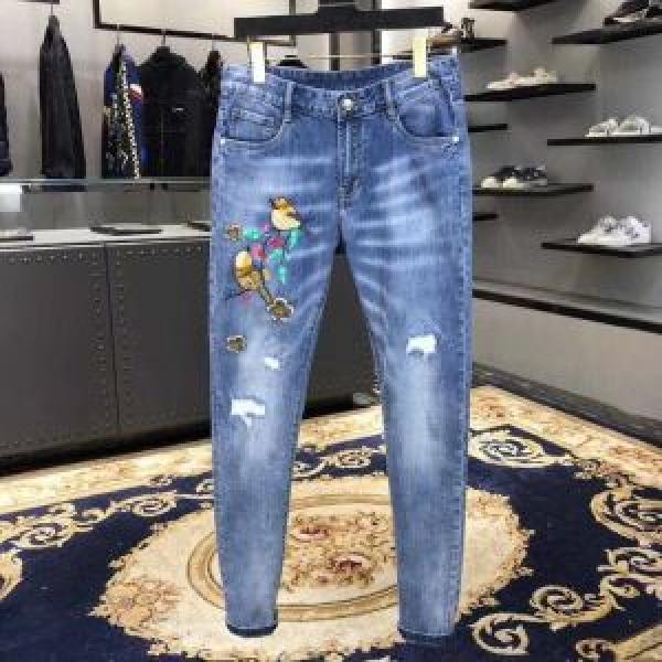 Sản phẩm theo mùa quần denim moncler moncler moncler [Mùa xuân / mùa hè 2019] Bộ sưu tập mới nhất_ Quần jean thương hiệu