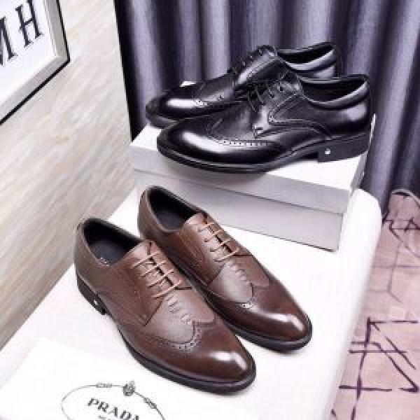 Giày da được bán hết mới Limited Limited Limited Color Color Prada Prada 2 Lựa chọn màu 2019 Đàn ông giới hạn phổ biến cho nam _ Giày kinh doanh _ Thời trang nam