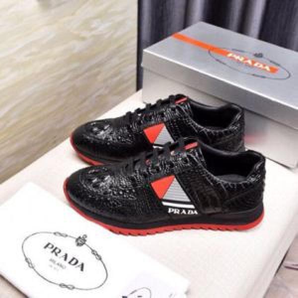 Prada Prada Giày thông thường 2019SS Sản phẩm hợp thời trang Mùa xuân / Mùa hè Thời trang đơn giản OK!