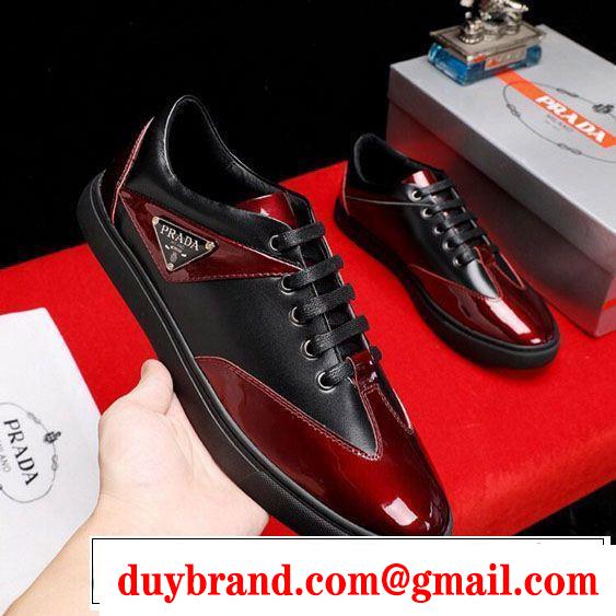 PRADA プラダ カジュアルシューズ 2色可選 2019SSのトレンド商品 今期のトレンド定番アイテム 洗練された印象に