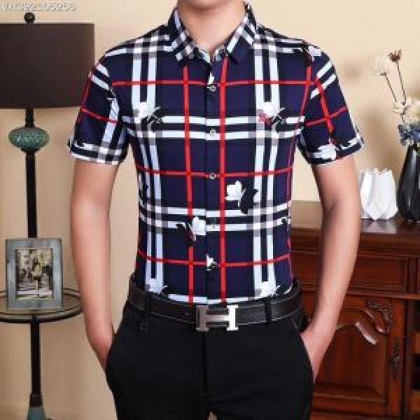 Mắt Spring/Mùa hè Tủ dài tay/dài T/Long T/Long T -Shirt Burberry Burberry Đặc biệt tôi muốn chú ý _ áo sơ mi _ Thời trang nam