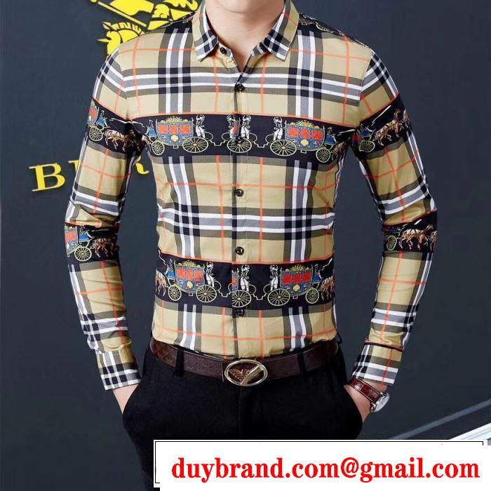バーバリー BURBERRY  今年の正解大人気新作 長袖 /ロンT/ロングT/ロングTシャツ きれいめ派に上質