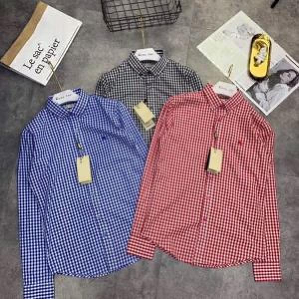 Khuyến nghị 3 -Color Lựa chọn người lớn dễ thương dễ thương mặc tay dài/dài t/dài t -shirt Burberry Burberry 2019 Mùa hè Must_ Áo