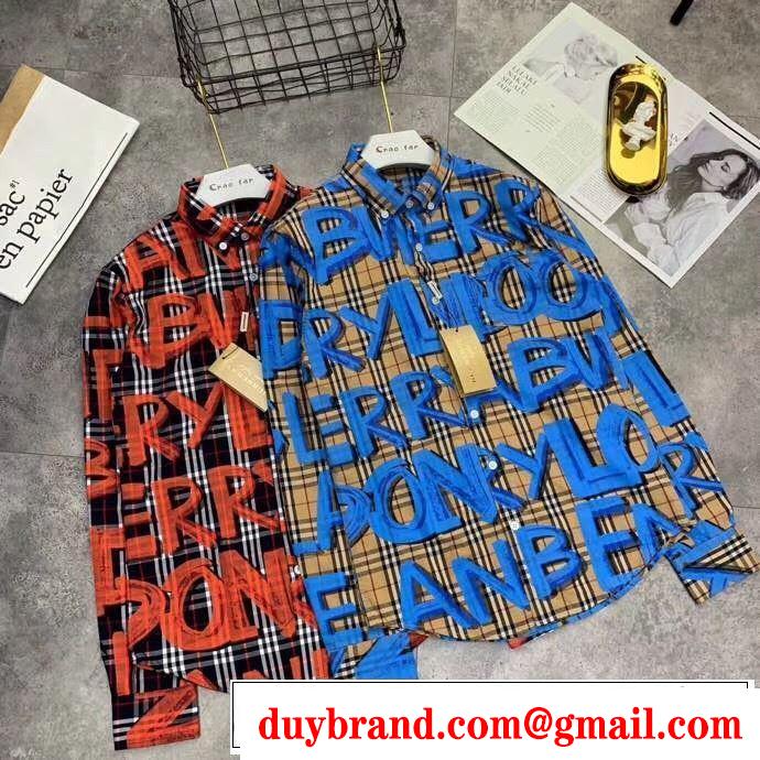  春夏に役立つカジュアル 2色可選  長袖 /ロンT/ロングT/ロングTシャツ バーバリー BURBERRY  2019春夏トレンドアイテム 