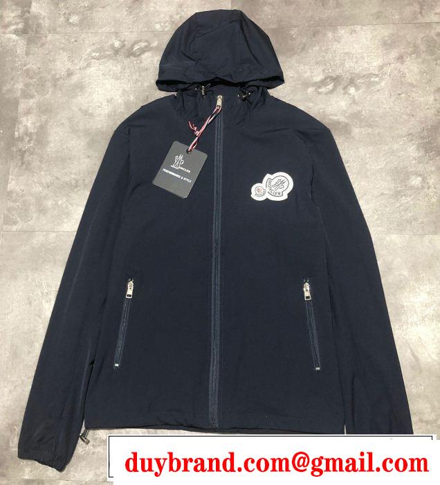 モンクレール2019春夏人気トレンドアイテム MONCLER 3色可選 軽量ジャケットリッチな印象に