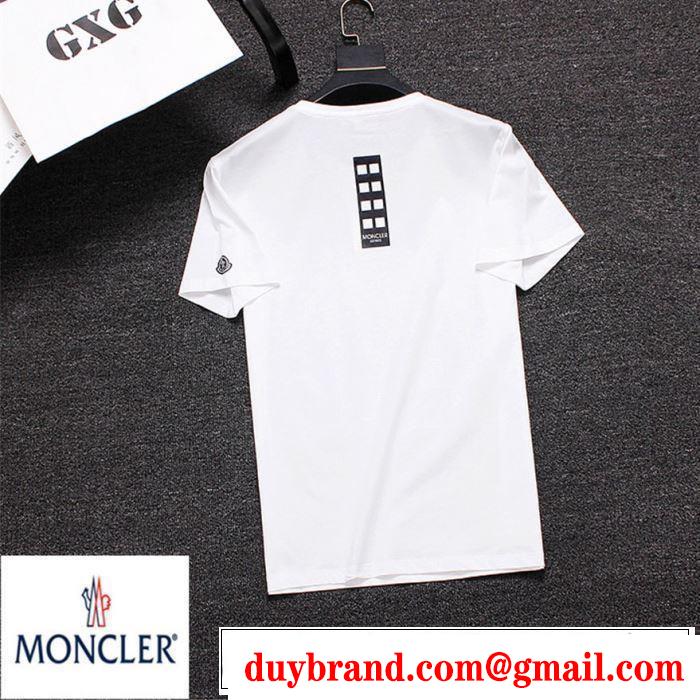 モンクレール MONCLER  Một cảm giác tuyệt đối 優しい Tシャツ/ティーシャツ カジュアルさ 2色可選 2019年の春夏に着たい