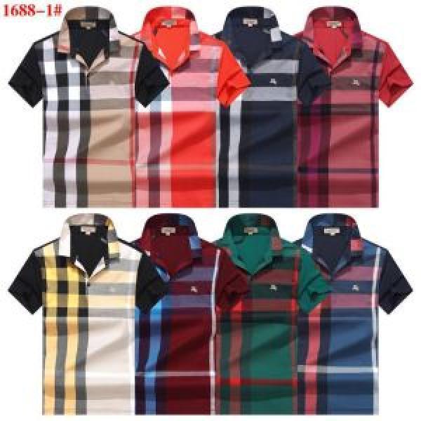 Ấn tượng tốt Phong cách thanh lịch mùa hè Mast Burberry Burberry Burberry Short Tay áo T -Shirt Multi -Molored _ Tay áo ngắn T -Shirt _ Thời trang nam