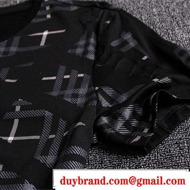 大人っぽいファション感 2019春夏も引き続き人気セール BURBERRY バーバリー  半袖Tシャツ 2色可選