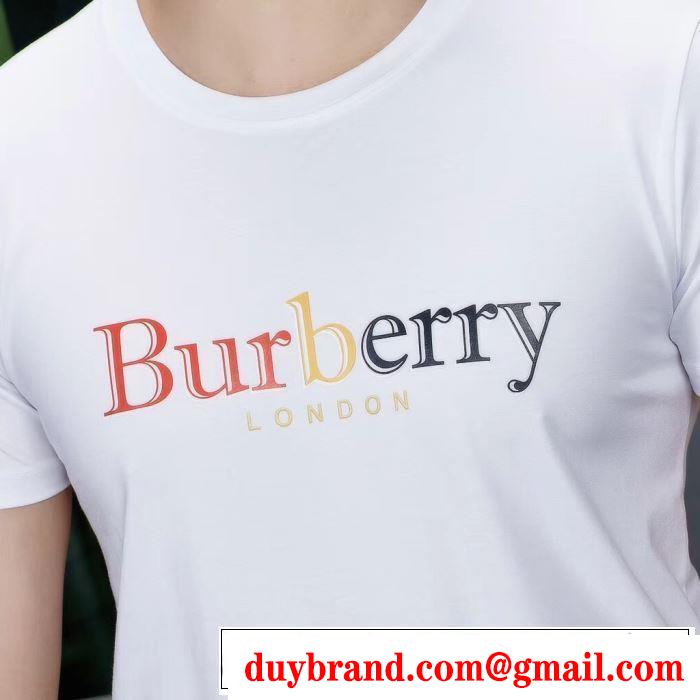 半袖Tシャツ 2色可選 優しげ人気アイテム 2019春夏も引き続きトレン BURBERRY バーバリー