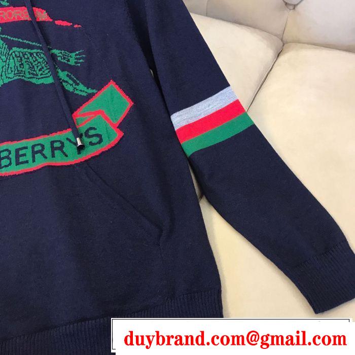 2019夏ファション新品 バーバリー 格安SALEBURBERRY パーカー 4色可選 定番が欲しい方