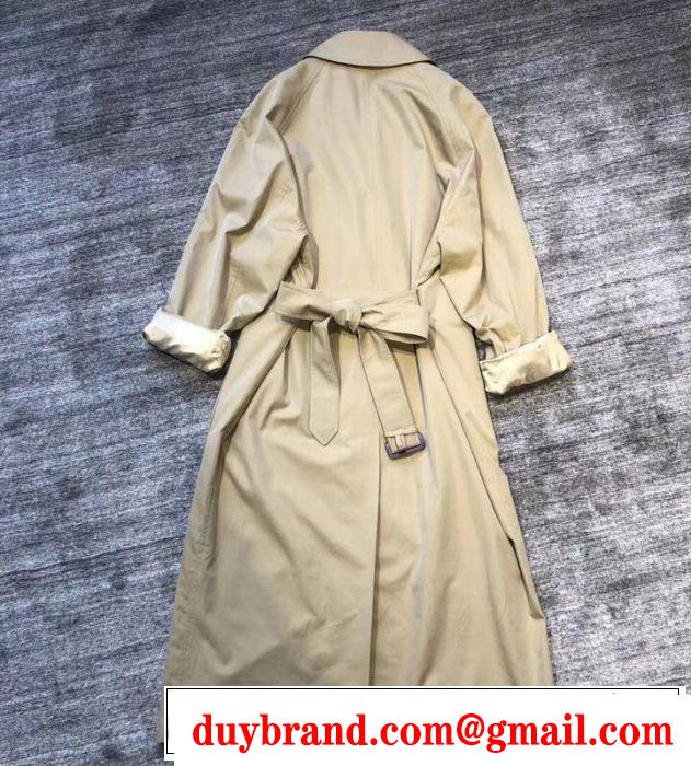 BURBERRY ロングコート新商品☆完売必至 バーバリー2019SS 最新先取りおしゃれなロゴ入り