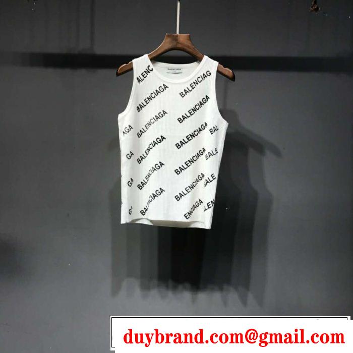 2019年春夏流行ファッション 今季のトレンド人気新作 BALENCIAGA バレンシアガ 半袖Tシャツ 3色可選