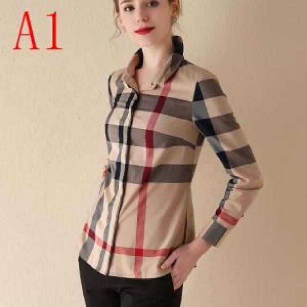 Bộ sưu tập mới nhất của Trendy Now [Mùa hè năm 2019 Burberry Burberry Long Sleeve Sleeve Shirt Ladies Multier Purified_T Áo áo sơ mi