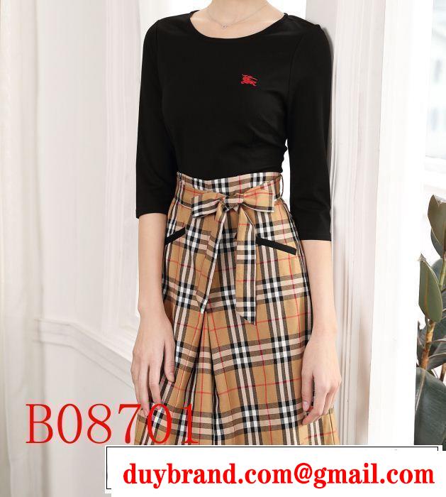 2019年春夏のトレンドアイテム ぐっと鮮度がアップ サラサラの着心地 バーバリー BURBERRY ワンピース