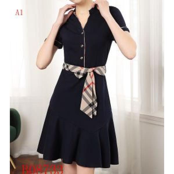 Lựa chọn màu một mảnh 4 << 2019 >> Bây giờ, mặt hàng thiết kế đường phố nóng nhất Burberry_ One Piece_ Ladies Fashion_ Thương hiệu cửa hàng đặt hàng qua thư giá rẻ