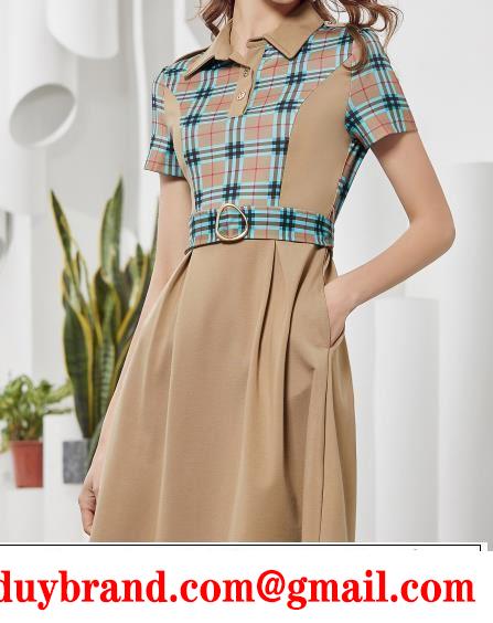 2019春夏も引き続きトレンド ベストはキレイめな印象に バーバリー BURBERRY ワンピース 3色可選
