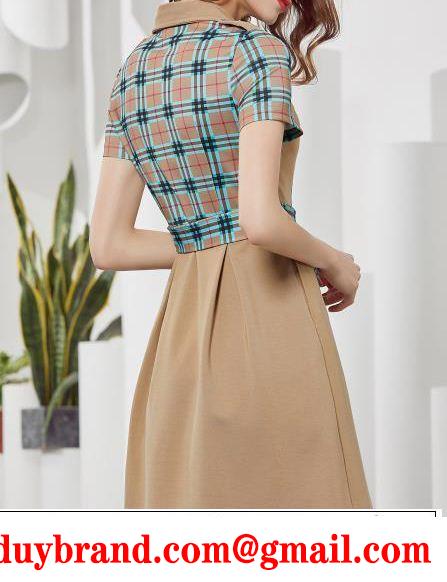 2019春夏も引き続きトレンド ベストはキレイめな印象に バーバリー BURBERRY ワンピース 3色可選