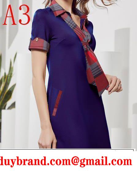 バーバリー BURBERRY ワンピース 3色可選 2019春夏人気トレンドアイテム ゆったり感のあるアイテム