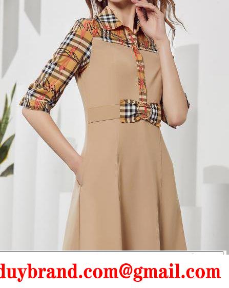ワンピース 3色可選 2019年の夏のマスト リラックス感のあるゆったり バーバリー BURBERRY