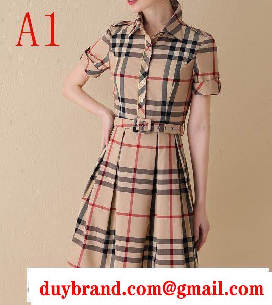 ワンピース 3色可選 2019夏ファション新品 春色の最旬の人気アイテム バーバリー BURBERRY