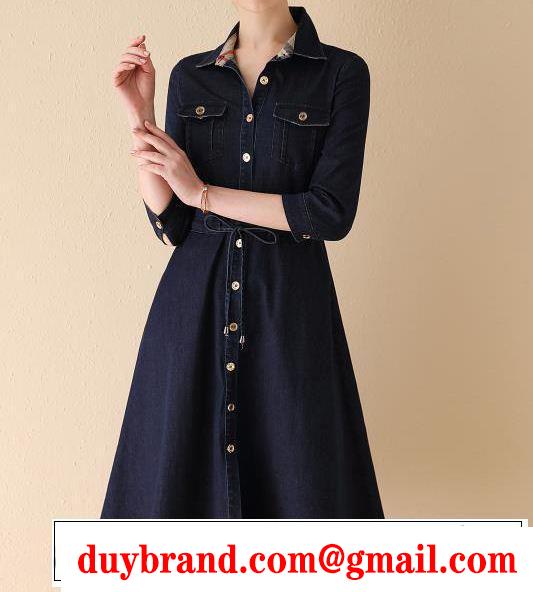 【2019年】夏のファッション バーバリー BURBERRY ワンピース 大胆にデザインオシャレ新品